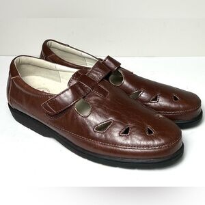 Propet Womens Brown Ladybug Comfort Shoes Sz 9.5